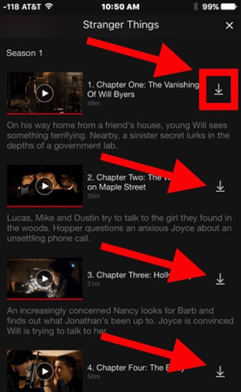 can you download movies for offline viewing on netflix on mac